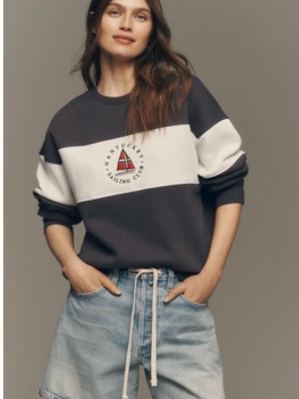 Girl Dangerous Nantucket Sweatshirt NWT